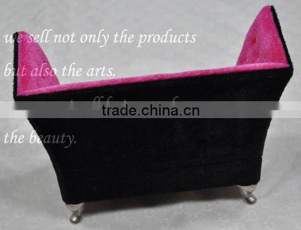 high backrest sofa jewelry in box ring box earring box sf-135 with mirror