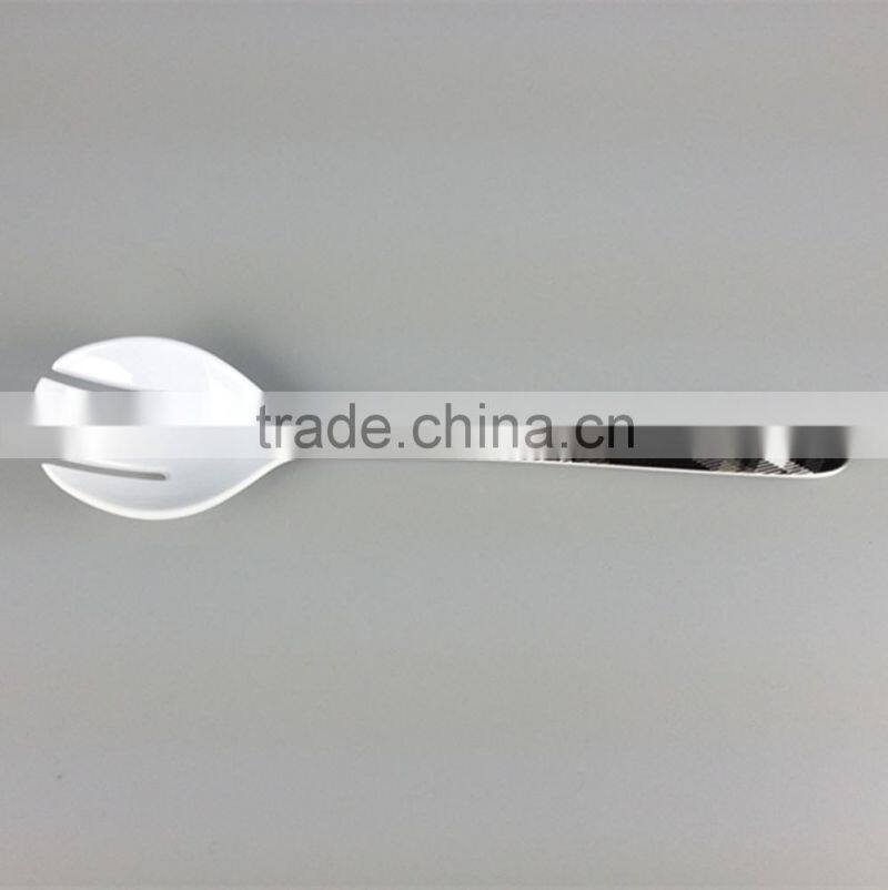 Different size fashion style durable plastic melamine salad spoon