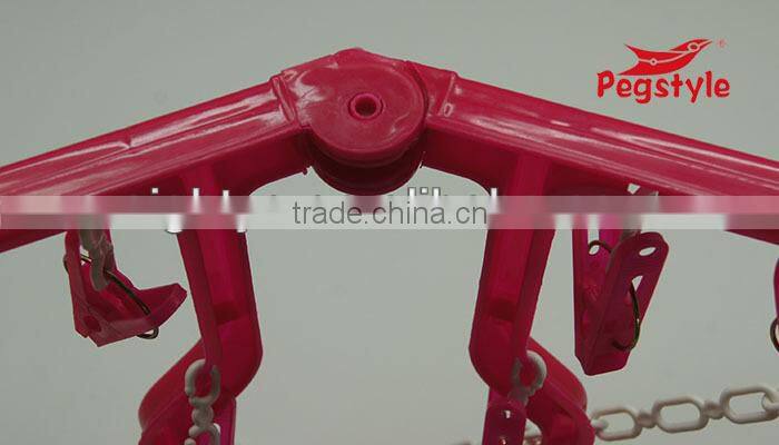 Foldable clothes hanger hot sale in China