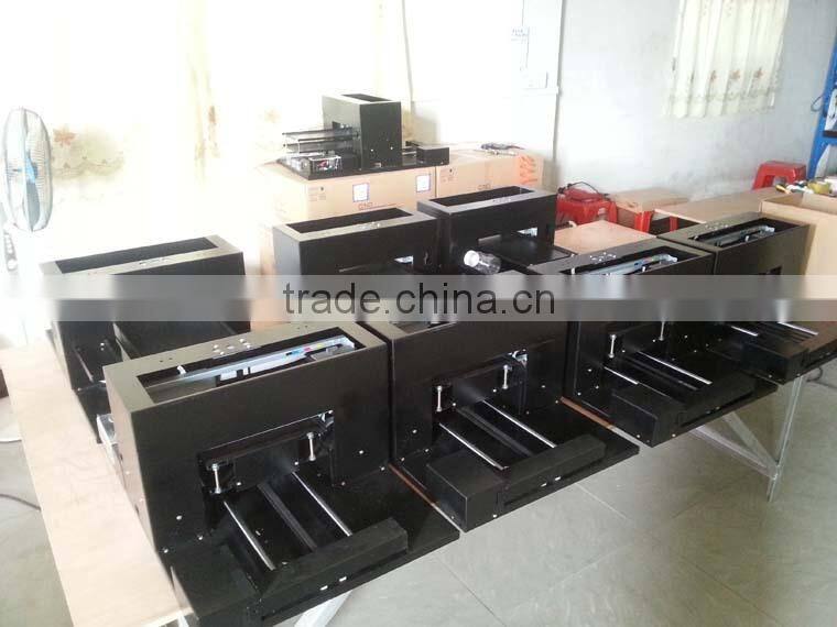 Mini flatbed UV Printer with power cord ,CD-ROW , CD