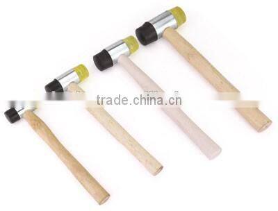 Soft face PU Hammer with wooden handle