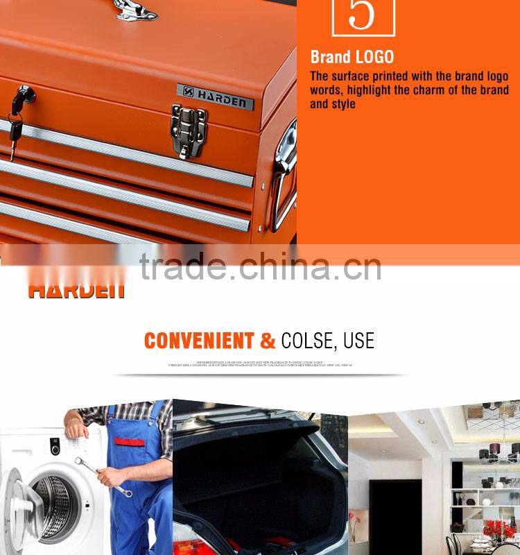 heavy duty metal latches tools box 3 drawer chest tools bags