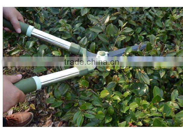 634101 690-910mm telescopic oval steel handle and 50# high carbon steel blade hedge shear