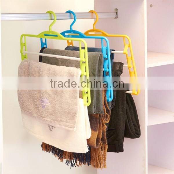 New Lot 100 Black Tubular Slotted Plastic Clothing Clothes Shirt Closet Hangers