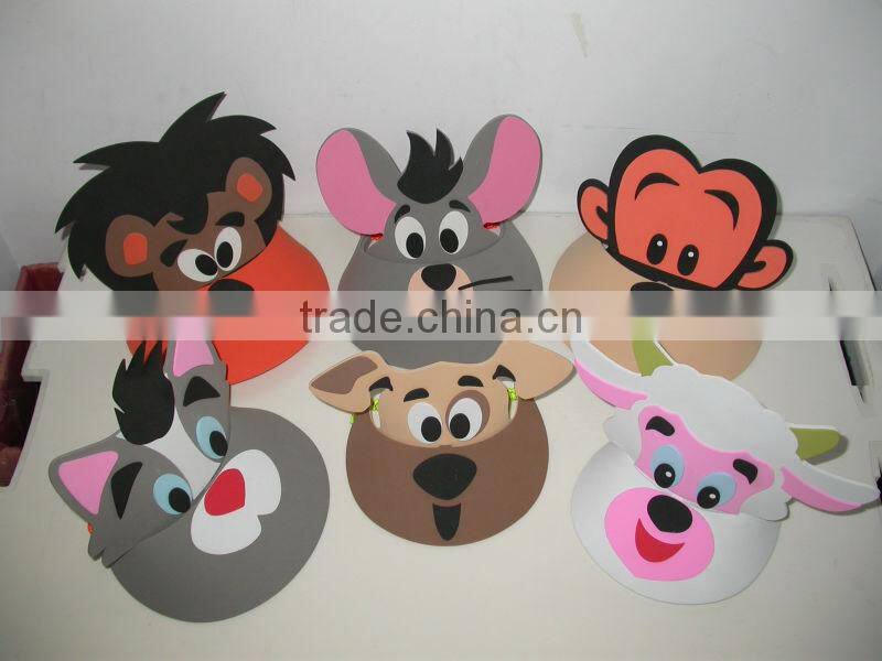 EVA foam sun visor animal cap