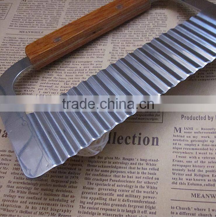High quality stainless steel potato chip cutter/waving knife