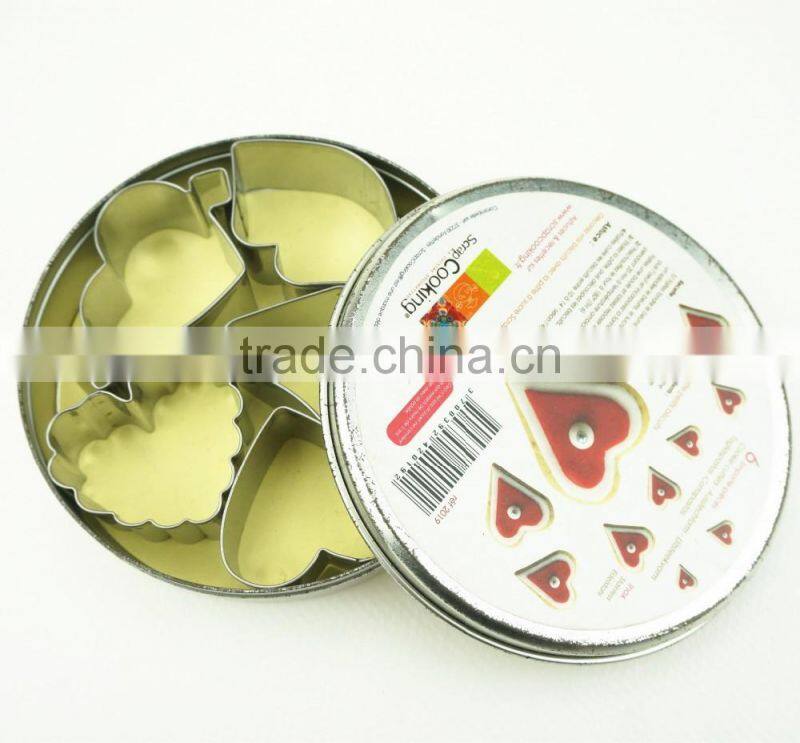 47101 6pcs Cake cookie cutter ,fondant cake decorating tools