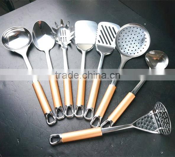 33060 stainless steel Kitchen Cooking Utensils with cover handle