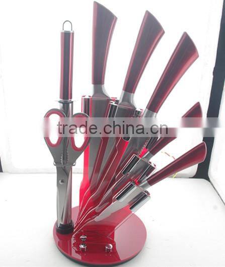 8pcs stianless steel butcher knife set