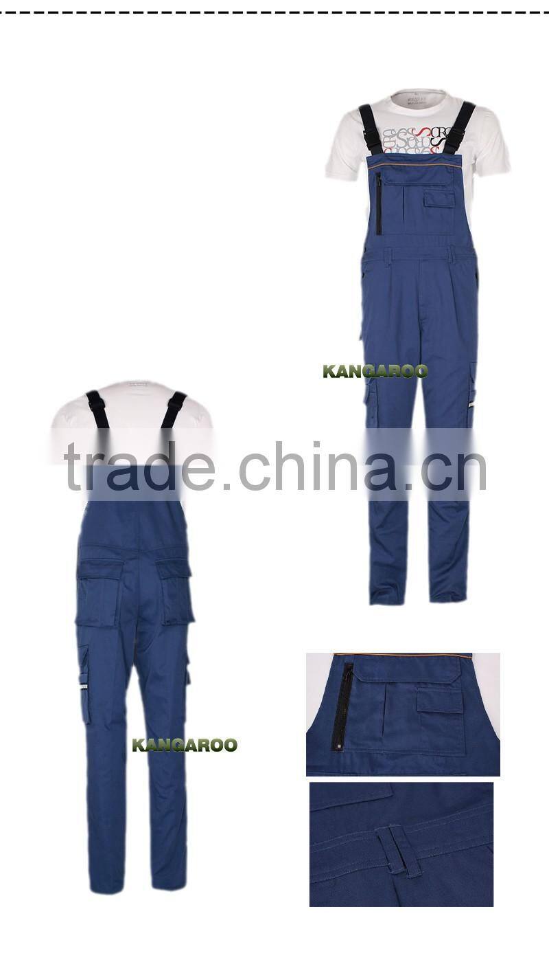 Cotton Fabric Blue Wear Rough Workwear Pants