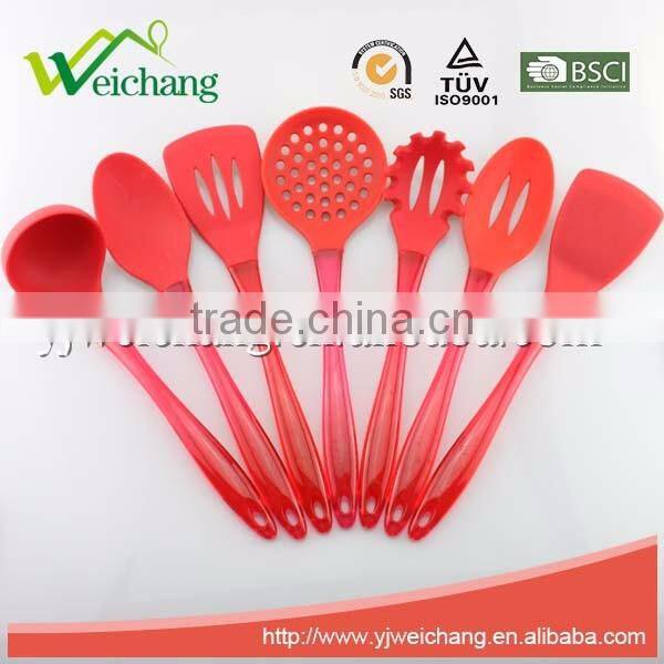WCA085 Premium Silicone utensils TURNER Cooking Utensil Gadgets Set (Multi-color)