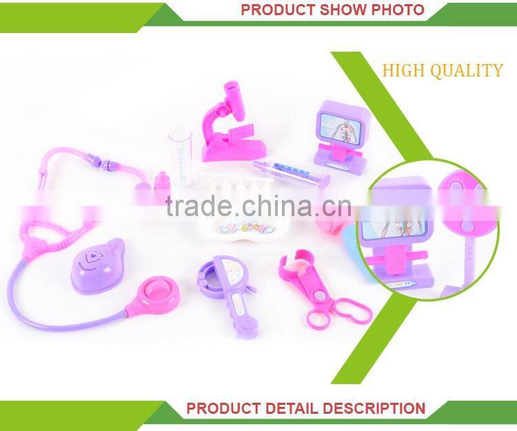 Hot sell toy plastic good quailty toys kids playing doctor stories