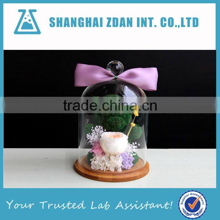 Glass Shade Preserved Flower Cover