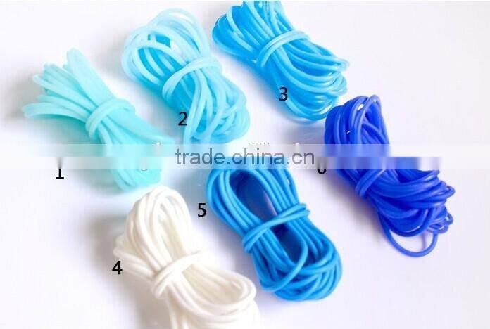 Popular hot sell 100% silicone hair bands
