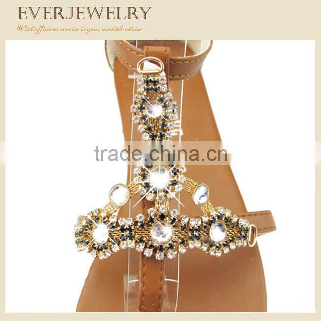 2017 popular rhinestone shoe decoration for wholesale