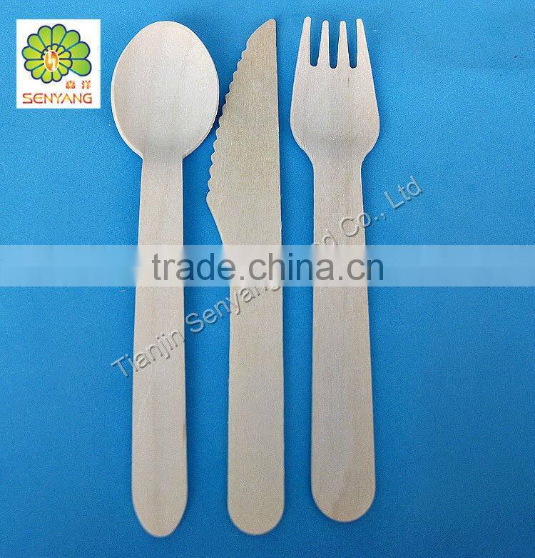 disposable wood knife