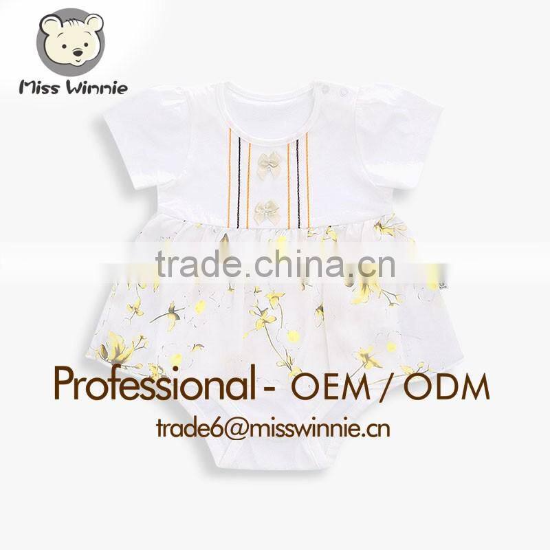 Cotton Summer Baby Romper floral baby girl dress Infant & Toddlers Clothing