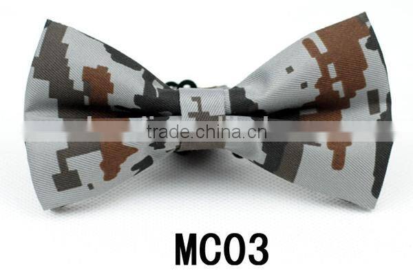 New fashion men's costum bowtie britsh style camouflage bow tie
