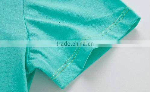 Fashion new trend t-shirts cool kids t-shirt ruffle girls