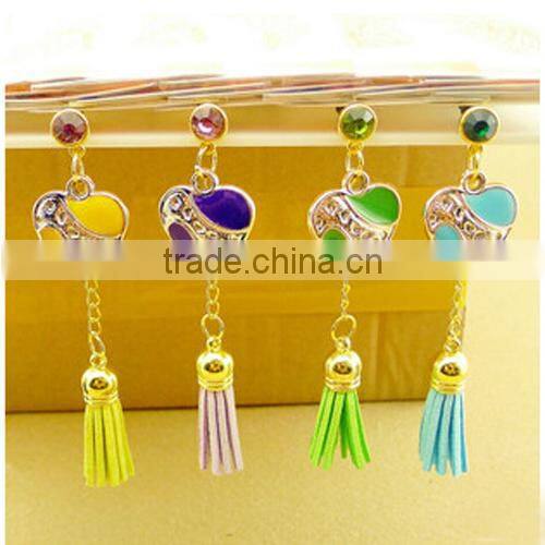 Cartoon lollipop design phone dustplugs for teenages wholesale mobilephone dustproof