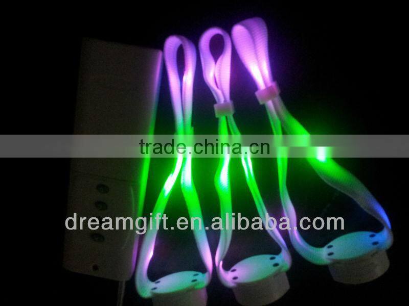 2016 New party goods far distance remote control LED fabric wristband changed 15 colors sepcial for big party or vocal concert