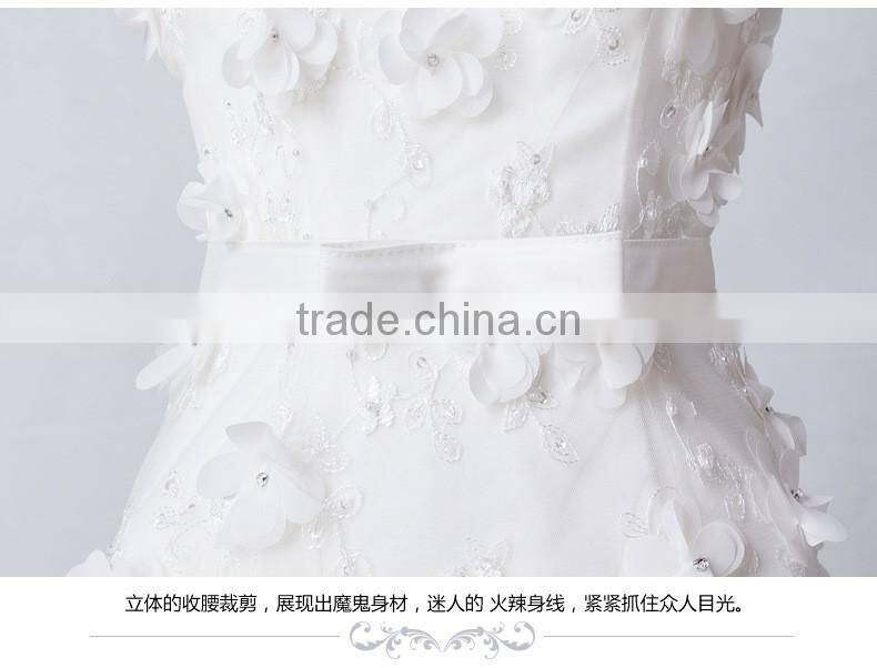 2017 wholesale custom long sleeve mermaid wedding dress