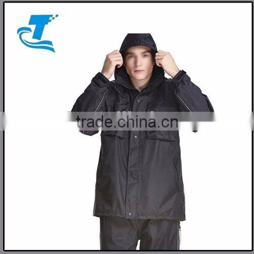 Detachable Hood Work Wear Raincoat