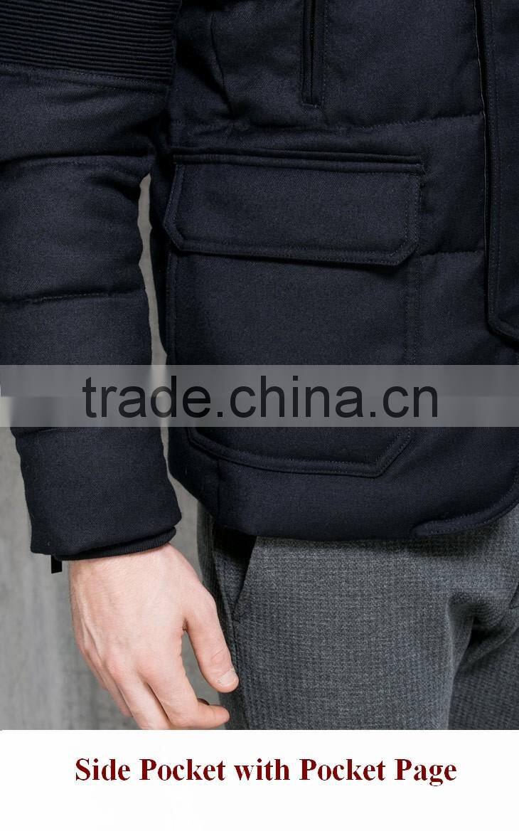 Newest Style Cotton Quilting Padded Business Leisure Jacket