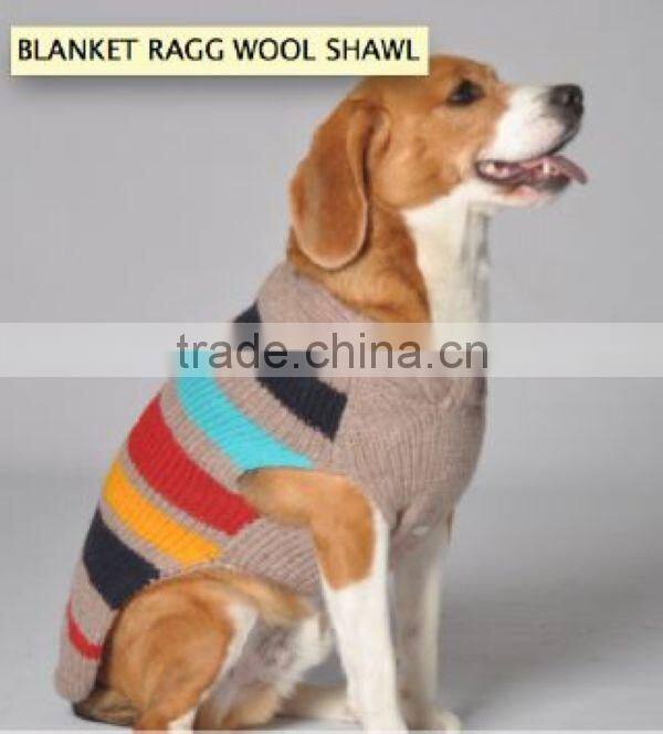 Fancy Stripe Style Wholesale Dog Clothes Hand Made Dog Sweater