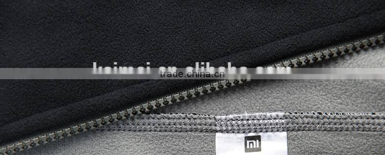 China Oem good quality Cheaper customized designs polar fleece jackets wholesale contrast color stand collar jackets