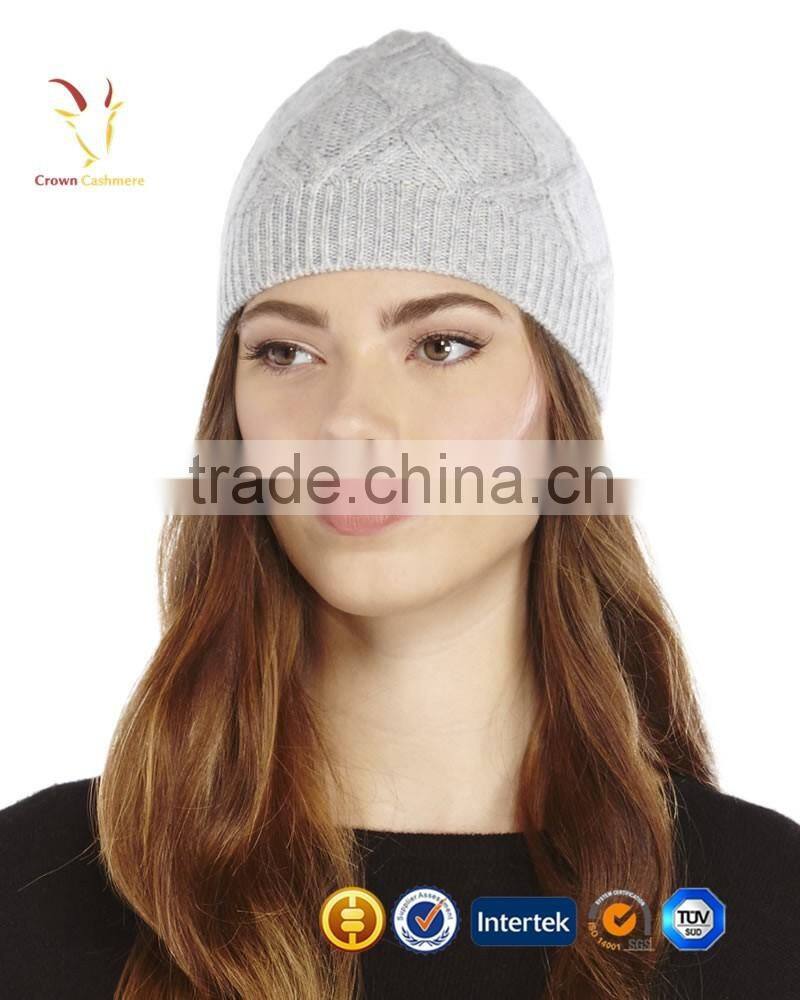 100% Wool Felt Crown Fold Knitted Hats