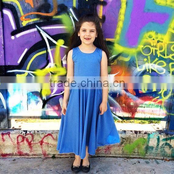 latest children frocks designs sleeveless girl dresses for 7 year old