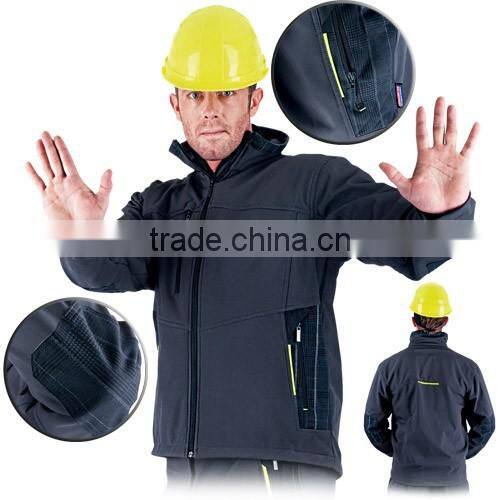 2016 New design working uniform softshell jacket