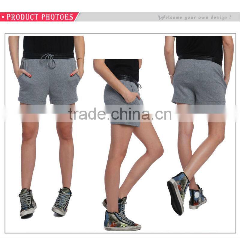 Women High Quality Cotton Shorts Sleep Grey Shorts For Women
