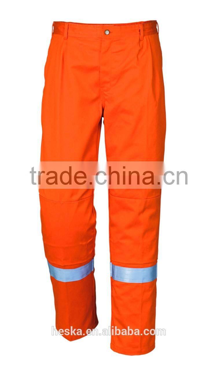 Standard EN11612 EN1149 Safety wear men's flame retardant trousers with Anti-static