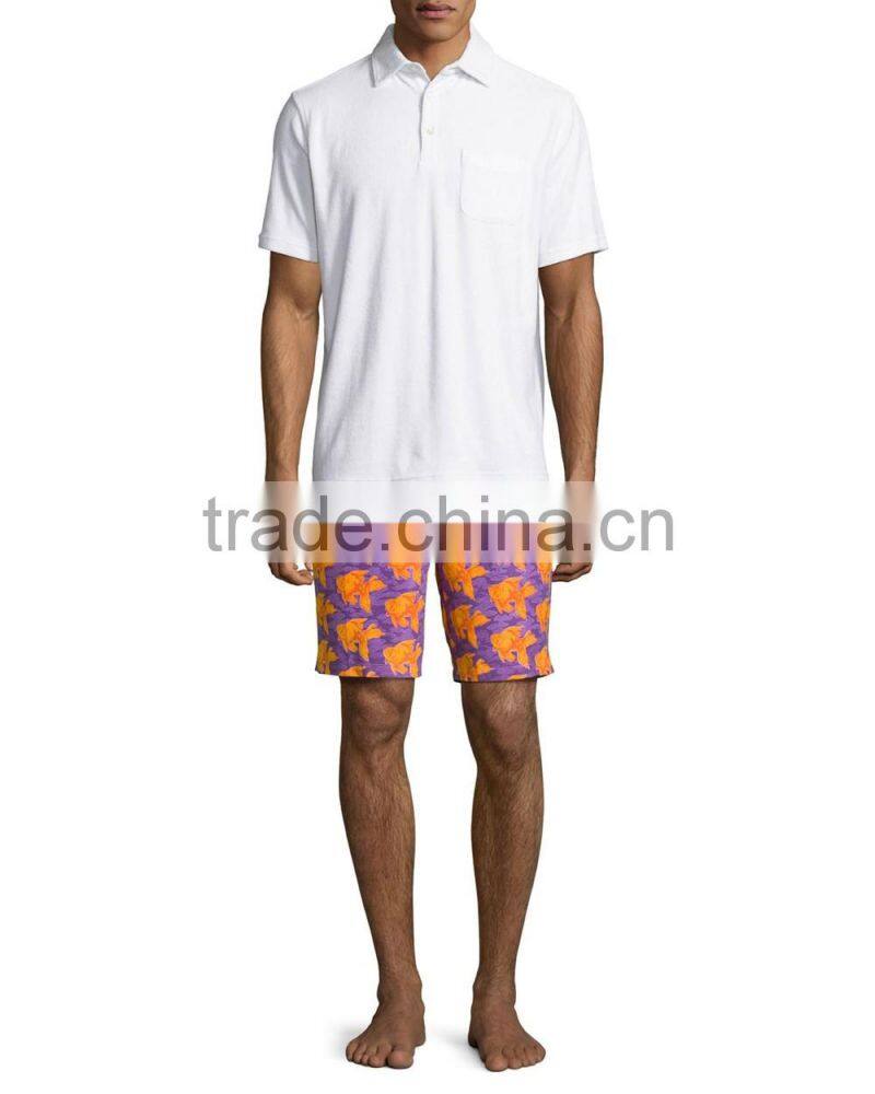 Wholesale fashion man swim trunks man beach wear printed beach sport shorts