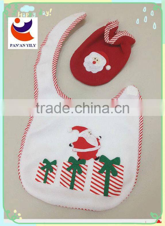 hot sale 2016 christmas cheap baby bib manufacturer