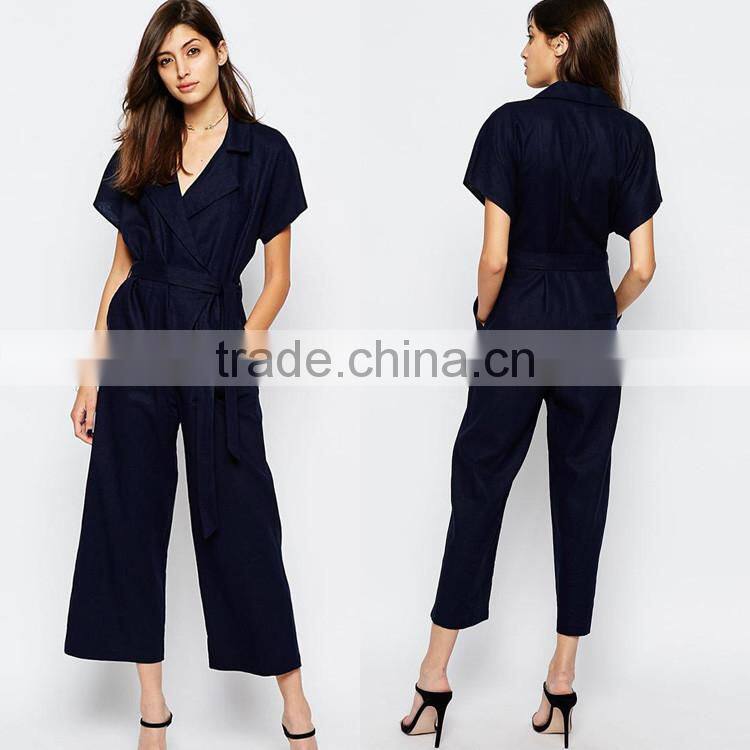 2016 Fashion summer oem ladies fomal women jumpsuit for wholesale
