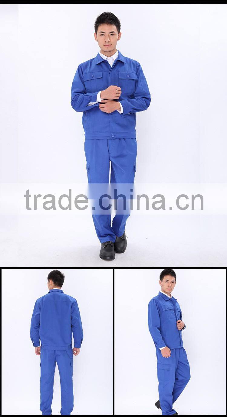 Blue Wearproof Fabric Long Sleeves Workers Summer Cooling Coat