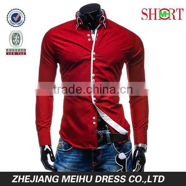 Latest style men's dress shirt fashion gay men shirts