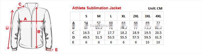 Casual style custom polyester breathable outdoor men sport jacket