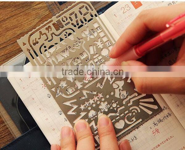 Multifunctional Metal Bookmark Ruler /Planner,Scrapbooking templates