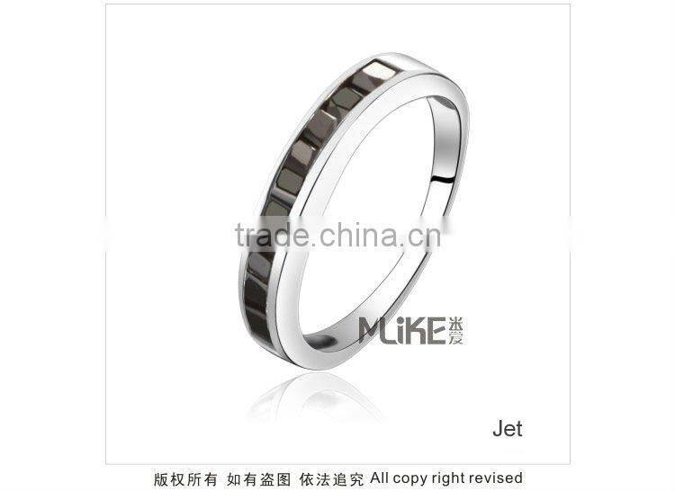Crystal 925 Sterling silver ring M4003