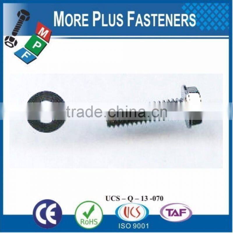 Made in Taiwan Indented Hexagon Washer Head SEMS Screw