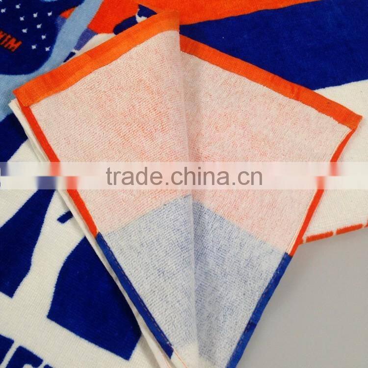 Printed microfiber bath towel custom size