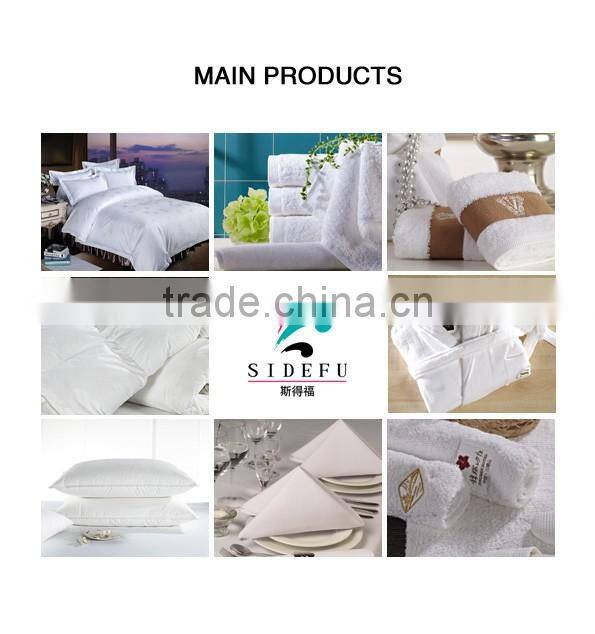 Customized Hotel supplies white jacquard cotton embroidery bath towels Manufacture
