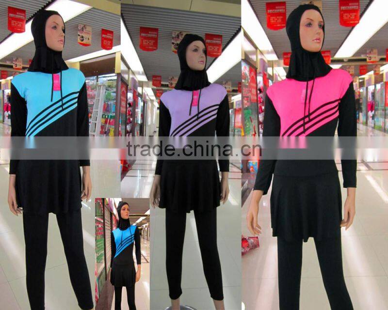 Muslim Swimwear Women Full Cover Modest Beachwear Islamic New Swimsuit