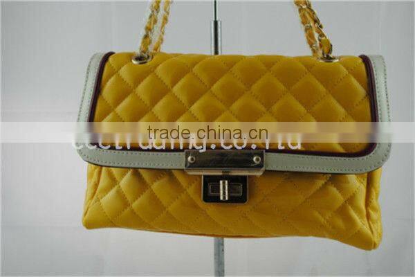 fashion leather ladies shoulder bag