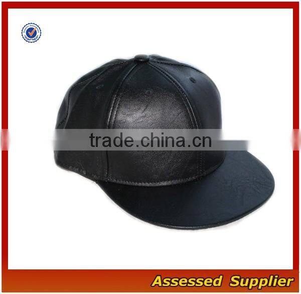 Custom high quality PU leather blank snapback cap dad hat cool baseball hat for men&women
