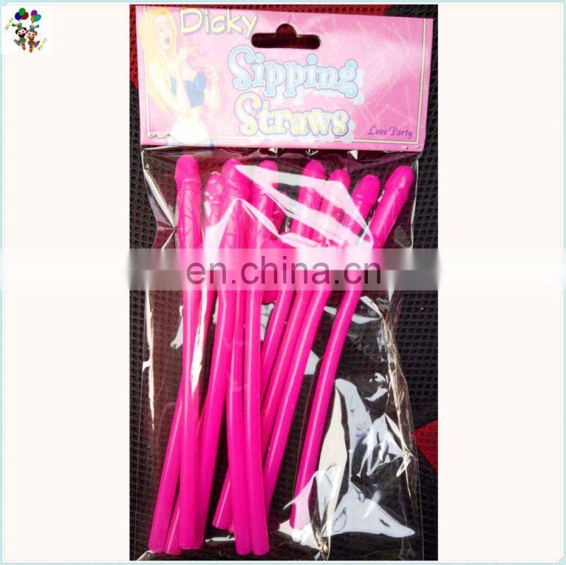 Hen Night Party Favors Drinking Game Plastic Willy Straws HPC-0925